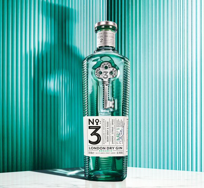 No.3 London Dry Gin ottiene la certificazione biologica: stessa qualità, minore impatto ambientale